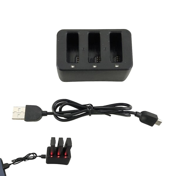 Legetøj 3 i 1 Multi Batterilader Hub Intelligent Hurtig Opladning Til Dji Tello Drone