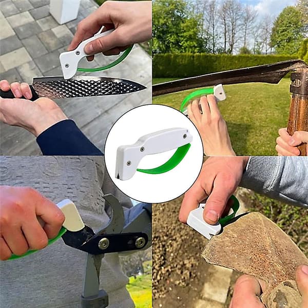 Bärbar handslip för skärverktyg