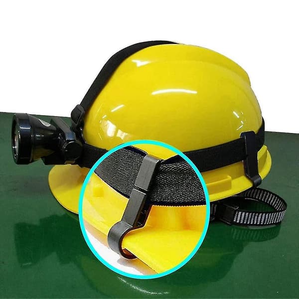 Hjelmclips til Hovedlygte Lampe Hård Hat Lygteclips, Hårdhat Tilbehør, Nemt at Montere Krog til Hjelm