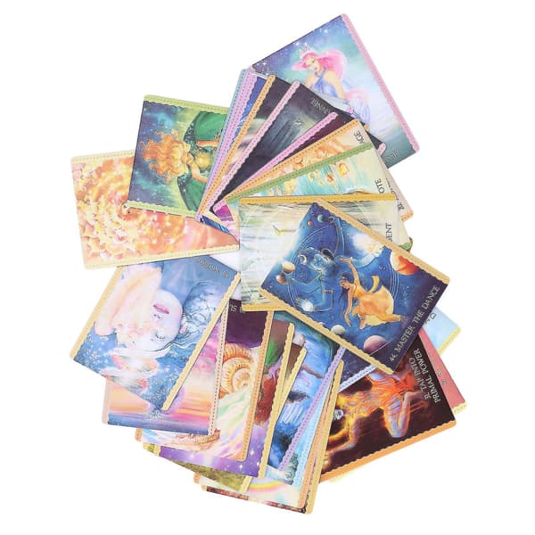 Cosmic Dancer Oracle Tarot Deck - Engelsk Spådomskort til Forudsigelse og Underholdning (44 Dæk)