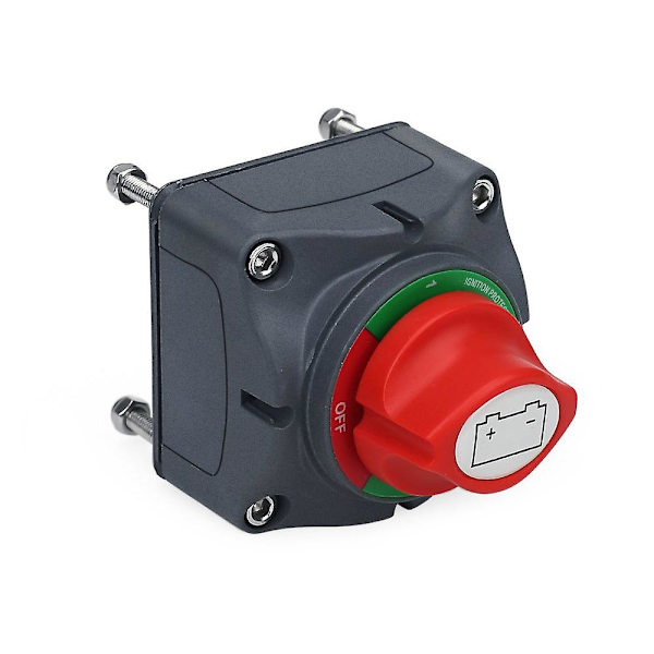 Batteri Afbryderkontakt, 4-polet Batteri Isolator Vælgerskifte 12V 24V 48V til Marinebåd Bil Ve