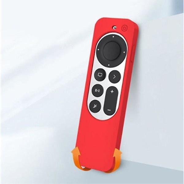 Apple TV 4K (2021) Set-top Box + Fjärrkontroll Silikonfodral - Vit