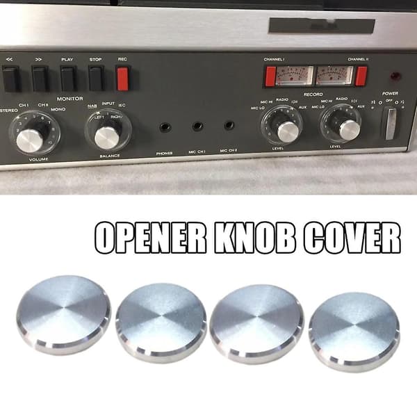 Aluminium Potentiometer Åbner Knappen Dæk Kappe Til Revox A77 A76 A78