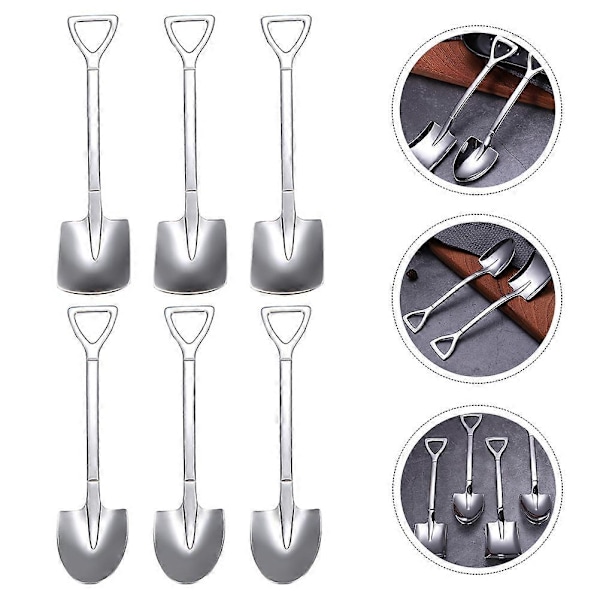 20 st Espresso Sked Mini Skopa Sked Nyhet Kaffesked Spade Kaffesked Latte Sked