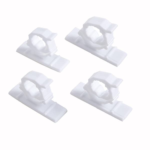 Finisher Wire Clamp Selvklæbende Wire Organizer Kabelklips Holder 4 stk.
