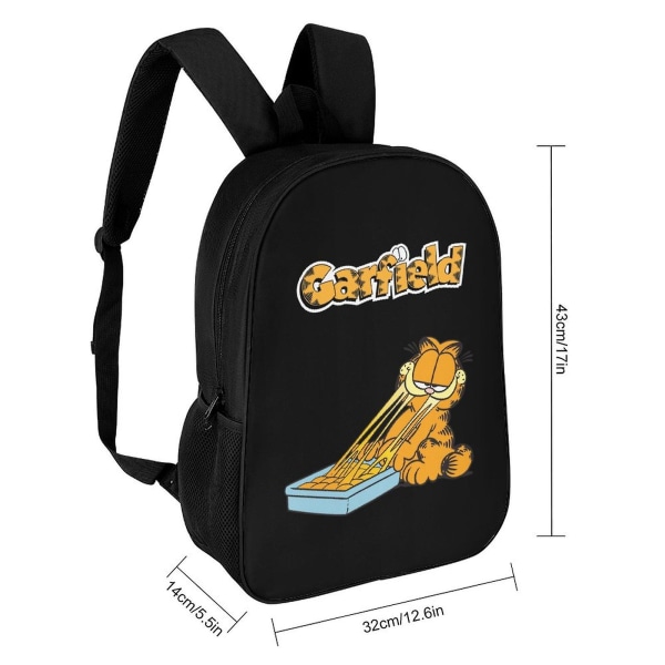 sb930 Piirretty Kissa Garfield Suurikapasiteettinen Aikuisten Reppu, Rento Ja Yksinkertainen KoululaukkuzxDM2756