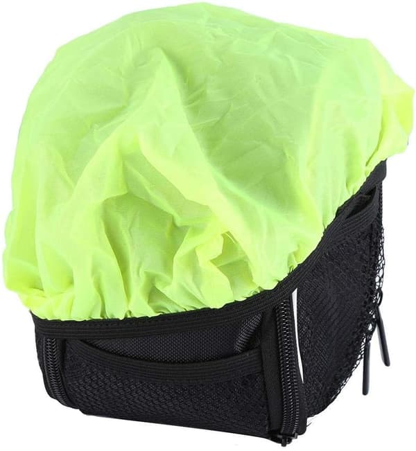 Cykel tasker til stel, cykeltaske, styrtaske, multifunktionel cykeltaske, foldbar frontrørstaske, quick release med regnslag, sort