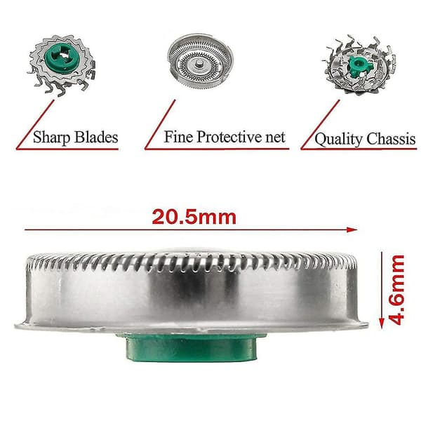 Reservehode til barberhøvel for Philips Norelco 9000-serien S9031 S9721
