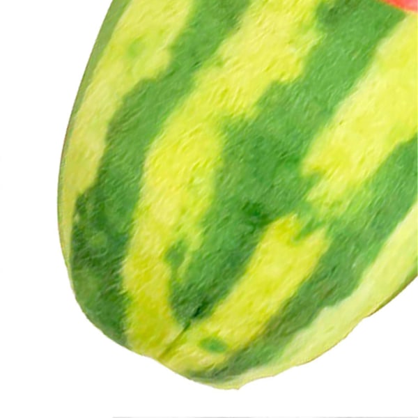 Plush Hängande Dekoration i Form av Vattenmelonremsa - Avstressande Ljud, Vattenmelonremsa-Docka, Nyckelring