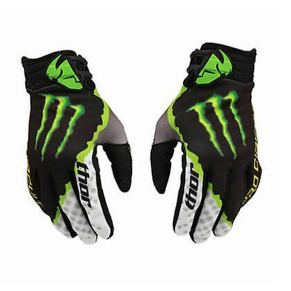 Monster Energy -käsineet, moottoripyörän kestävyyskäsineet, pyöräilyyn, maastopyöräkäsineet, kuntoilu, unisex, M
