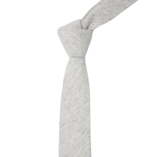 Lysegrått Donegal Tweed Slips
