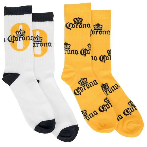 Corona Extra Classic Logos miesten crew-sukat, 2 paria