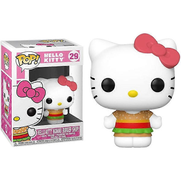 Hello Kitty KBS pop figur, samlerlegetøj, 10 cm størrelse