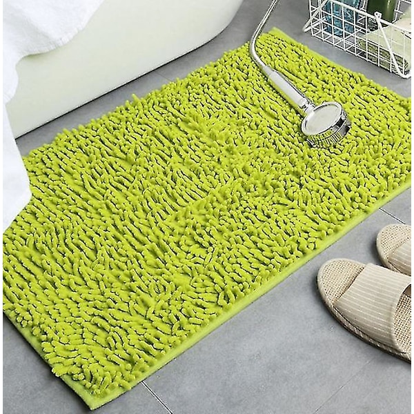 (grass Green)extra-soft Plush Bath Shower Bathroom Rug,thickening Shaggy Tub Mat Carpet, Super Absorbent