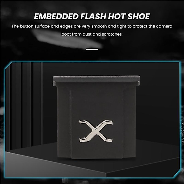 Passande Kompatibel Fuji X-T4 X-T3 Hotsko Embedded Flash Hotsko Svart