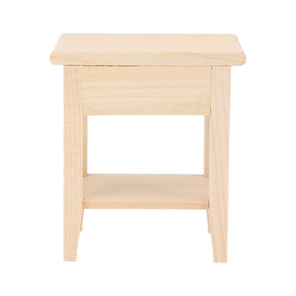 Træ Dukkehust Miniatyr 1:12 Skala Sideboard Skab Møbel Dekoration
