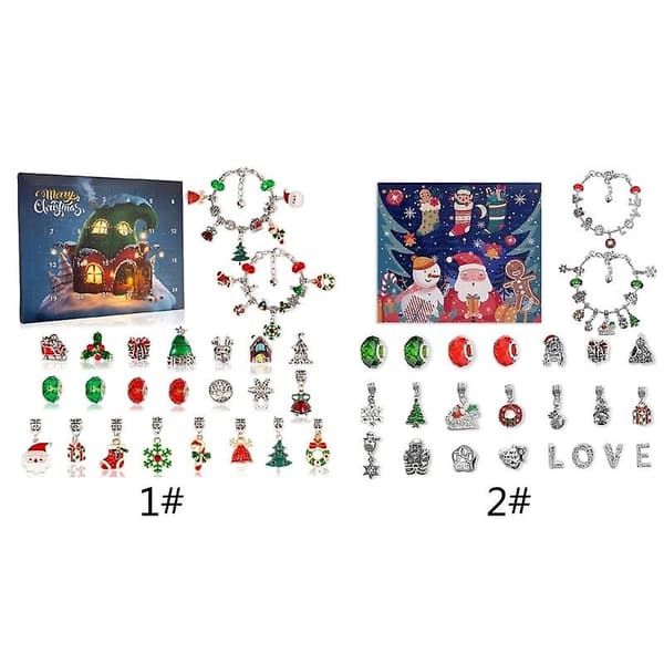 Julepynt DIY Julekalender Armbånd Blindboks 2024