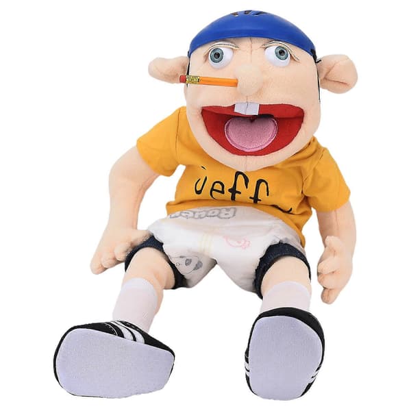 Jeffy Dock Puppet Jeffy Hand Puppet Plysch Leksak Fylld Dock Barnfödelsedagspresent Leksak