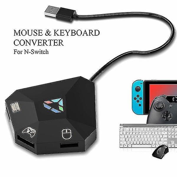 2024, Mus/tastatur-adapter Nintendo Switch, Ps4, Xbox One/360, Ps3