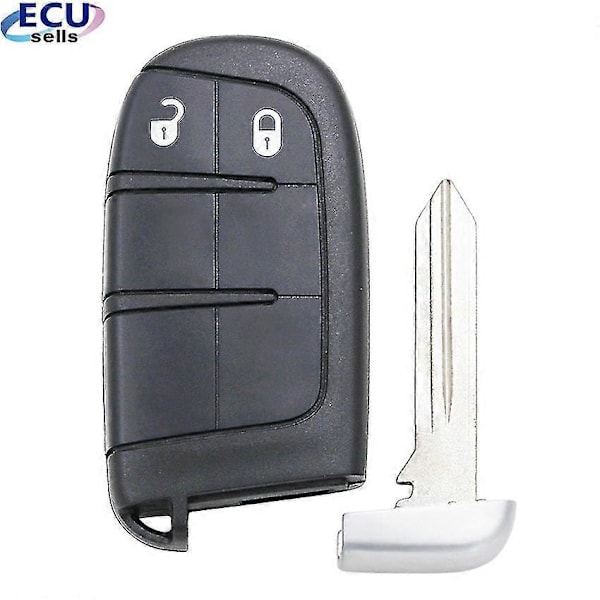 Uusi avaimeton älykäs kauko-ohjaimen avainkotelo Chrysler Dodge Journey 2011-2015 2 painiketta + terä Avainkuori Fob