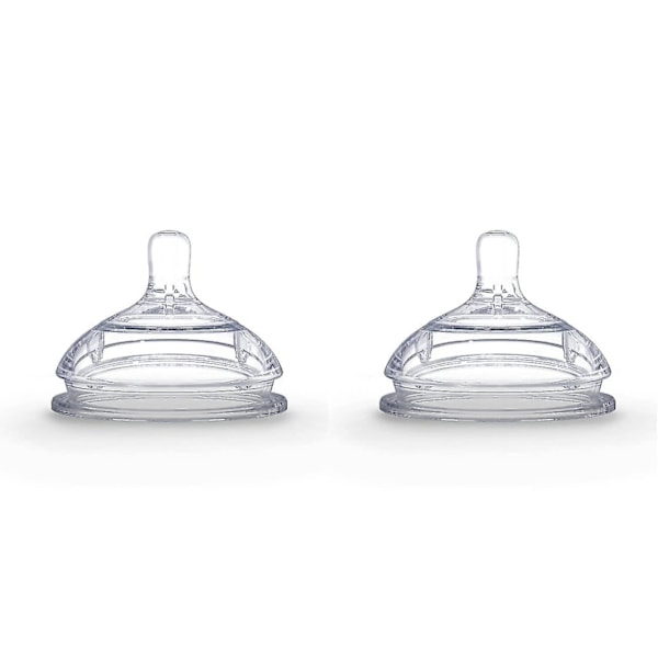 Silikonnapp, Snabbflöde, 6+ Månader, 2-pack
