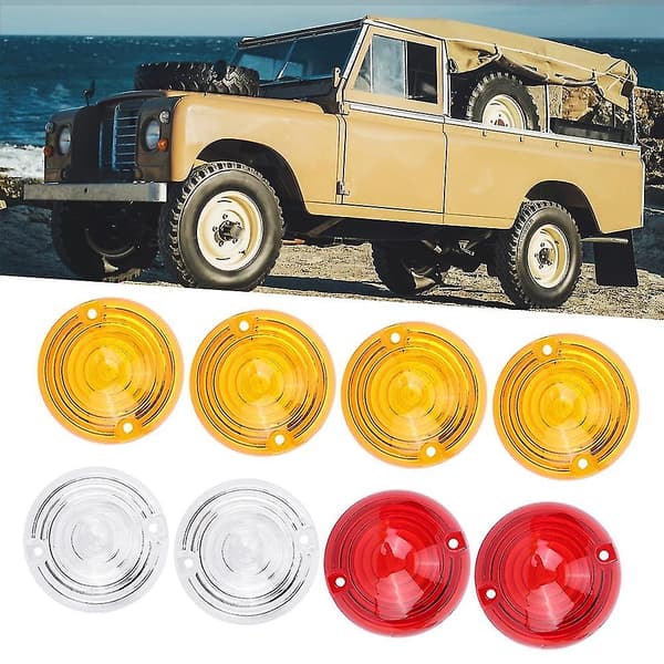 8 stk. Sideblinklys Lampe Linse Sæt Passer til Land Rover 589285