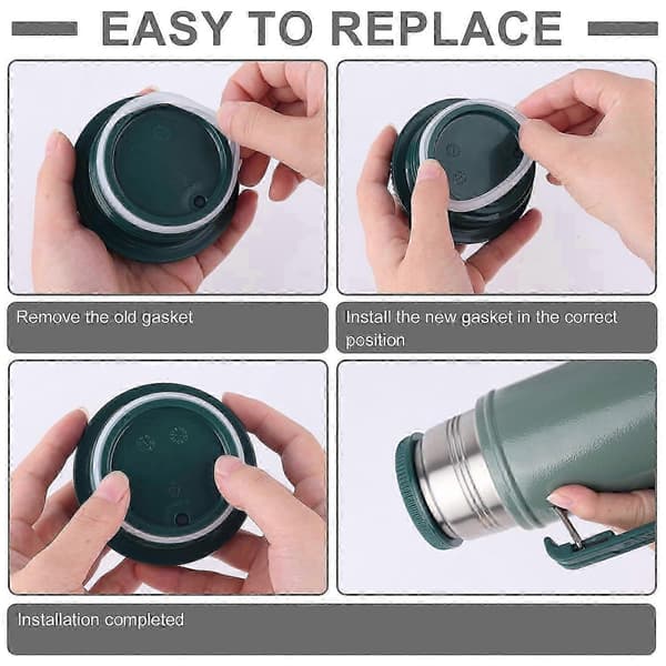Silikonpakningssett 4-pakning - Stanley 24oz Termosforseglingsringer
