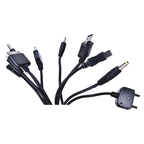 10 i 1 USB Universal Multifunksjons USB-laderkabel for mobiltelefon HFMQV