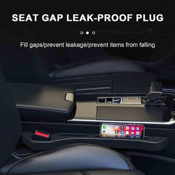 2X Bilbarnstol Gap Filler Sidosöm Plug Strip Läcksäker Fyllning Sits Gap Universal