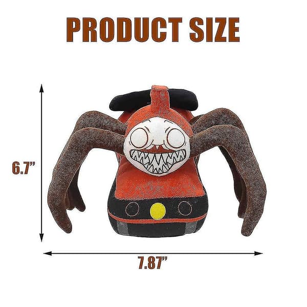 Cho Cho Charles - Spider Train - Pehmolelu, lahja lapsille, Choo Choo Train Toy Spider Pehmolelu