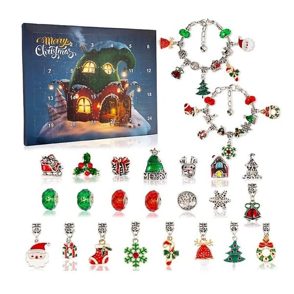 Julepynt DIY Julekalender Armbånd Blindboks 2024