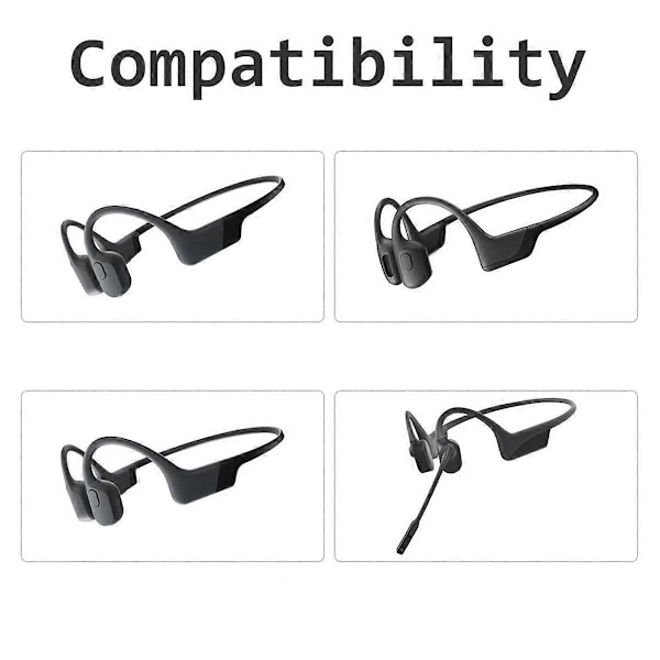 3,3 fot ladekabel for Aeropex AS800 / OpenRun Pro/OpenRun/OpenRun Mini hodetelefonlader