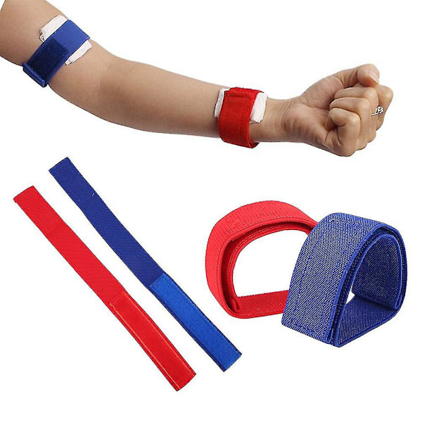 2 stk. Tourniquet Dialyse Hemostatisk Arterieblødningsstropp Elastisk Bandasje