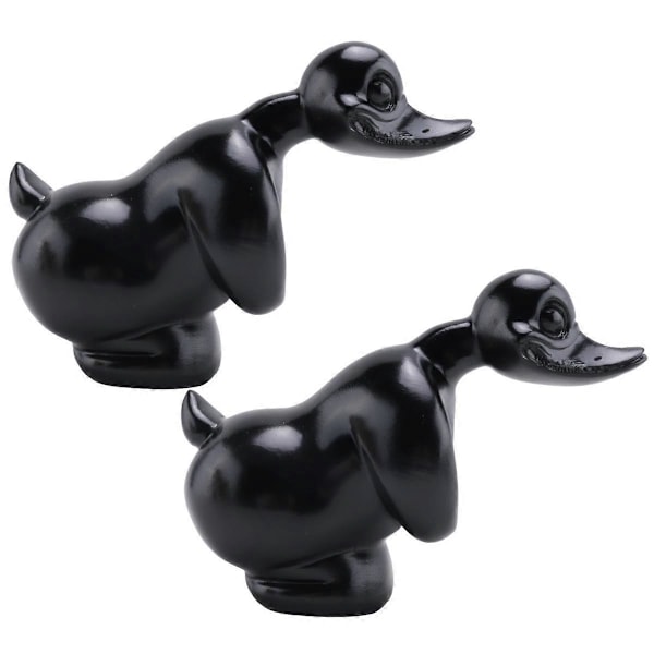 2 STK. Angry Rubber Duck Hood Ornament, til lastbiler, Cool Duck Ornament Angry Rubber Duck