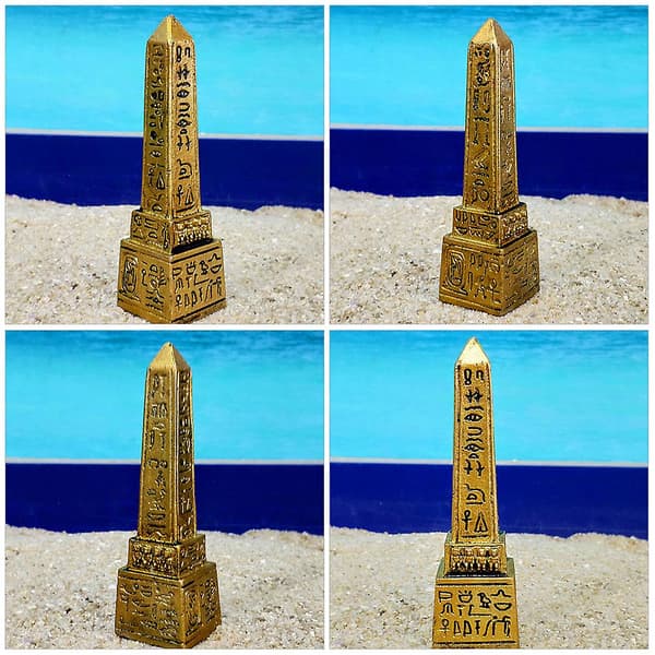 Egyptisk Obelisk Figur Egyptisk Tårn Statue Skrivebordsdekorasjon Egyptisk Tårn Figur