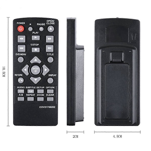 Kaukosäädin LG DVD-soittimelle COV31736202 malleille DP132NU DP132