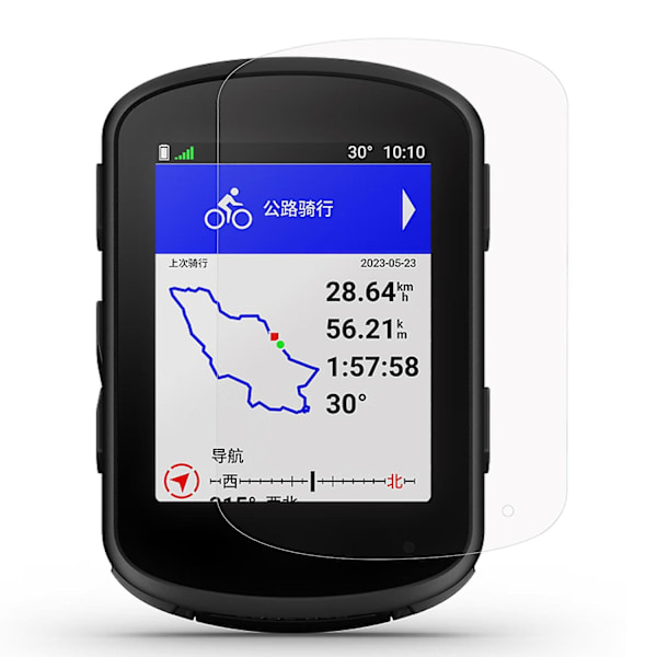 Garmin Edge 540 Cykeldator Skärmskydd Anti-scratch Mjuk PET Ultra Clear Skärmskydd