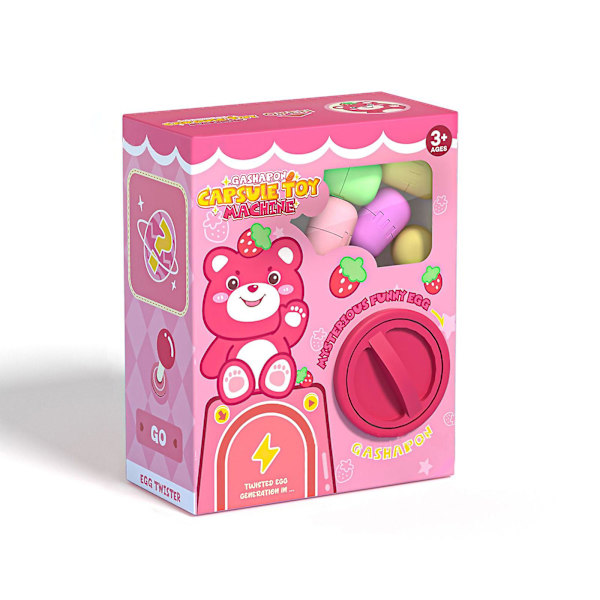 Ny Intressant Äggvridningsmaskin Jul Leksak Mini Cartoon Doll Twisted Egg Blind Box Present För Flickor