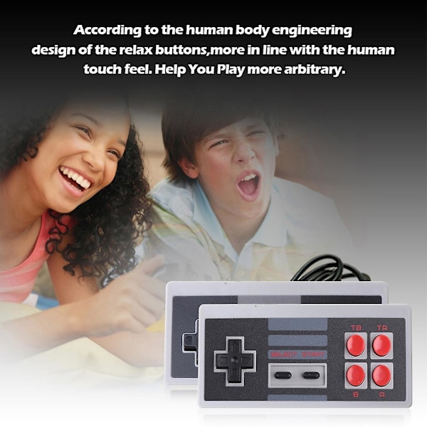 Klassisk 9-stifts spelkontroll för konsolspel Tv-spelare Gamepad Joystick