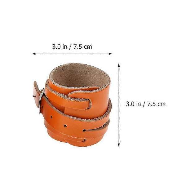 1 Par Läder Tyngdlyftning Handledsstöd Justerbara Träningslindor för Handleden