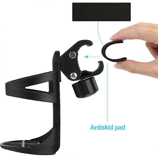 Sykkel Vannflaskeholder Uten Skruer, Sykkelkoppholder, Vannflaskeholdere for Sykkel, Universal Drikkholder for Store Flasker, 2-pakning