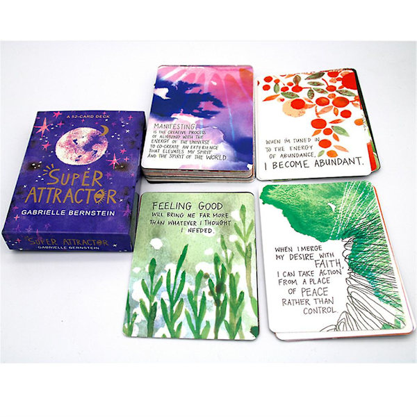 Super Attractor Tarot - Et 52-kortsdekk - Les Skjebnen for Orakelspillkort