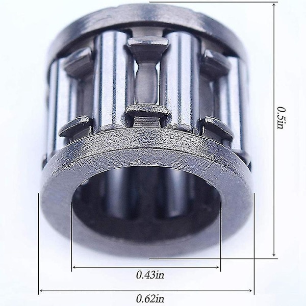 3/8 Koblings Tromle Randtandhjul Nålelager Sæt Til Stihl 044 046 Ms440 Ms460 Ms461 Ms441 Ms361 Ms3