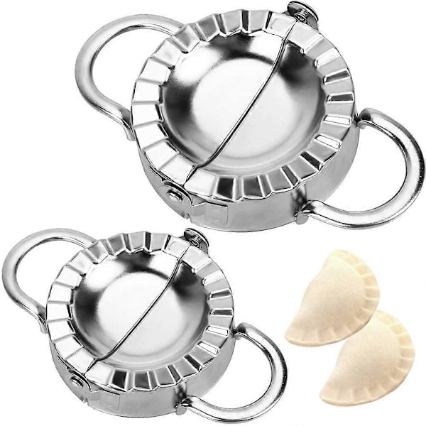 Ravioli-form, ravioli-udskærer, 2 stk. rustfrit stål former, ravioli-maskine (A-5-F6)