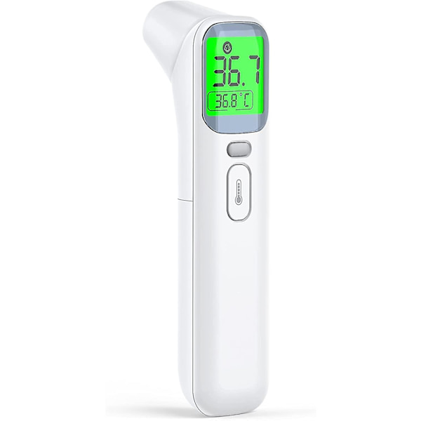 Pann- och örtermometer, beröringsfri infraröd termometer för barn och vuxna, medicinsk termometer med feberlarm, digital termometer