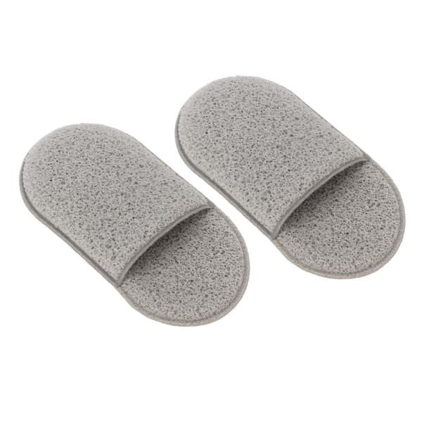 2 stk Ansigtsvampe Kvinder Hjem Bærbar Blød Elastisk Peeling Makeupfjernelse Ansigtsrensende Svampe