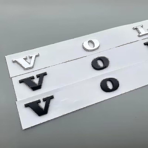 Abs bil bakre bagageutrymme lock emblem logotyp för Volvo C70 C30 S60 S60l Xc90 Xc60 V60 V40 S80 S80l bil styling klistermärken
