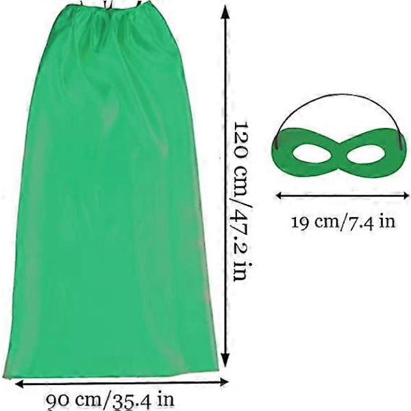 Voksen Superhelte Kapper og Masker - Halloween Kostumer Voksen Kappe Superhelt Party Kapper