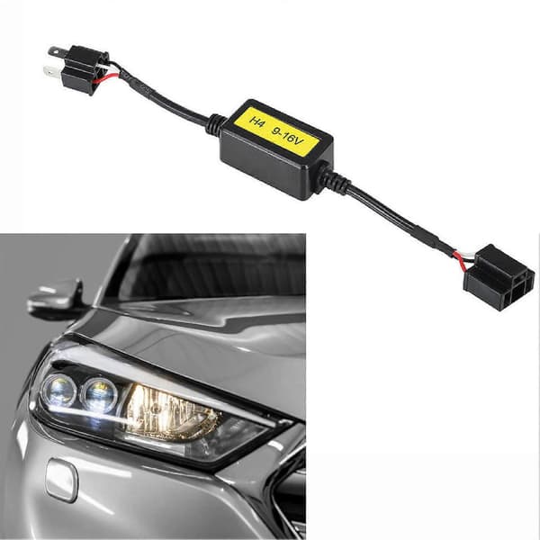 Headlight Decoder Plug Play Enkel å Installere Praktisk H4 Lednings LED-frontlys Motstand Avbryter for Bil