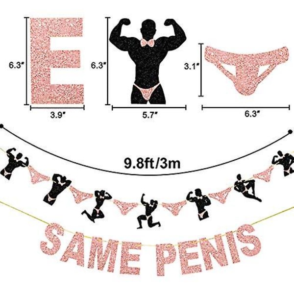 Tmcce Morsiusjuhlien Banneri Rose Gold Morsiusjuhlien Koristeet Möhippor Banner Kilpi Koristeet Brudusuhtillbehör